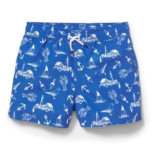 Janie and Jack Nautical Icon Swim Shorts